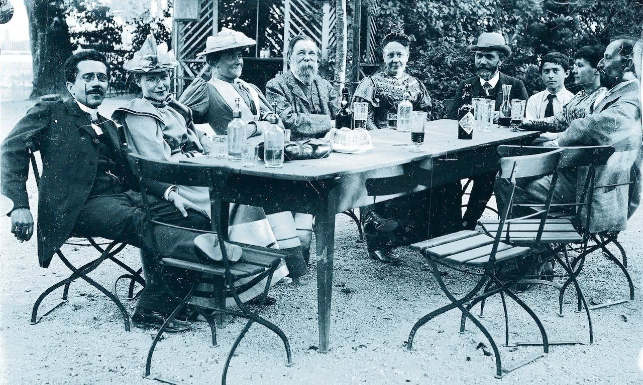 Engels, Zetkin y Bebel